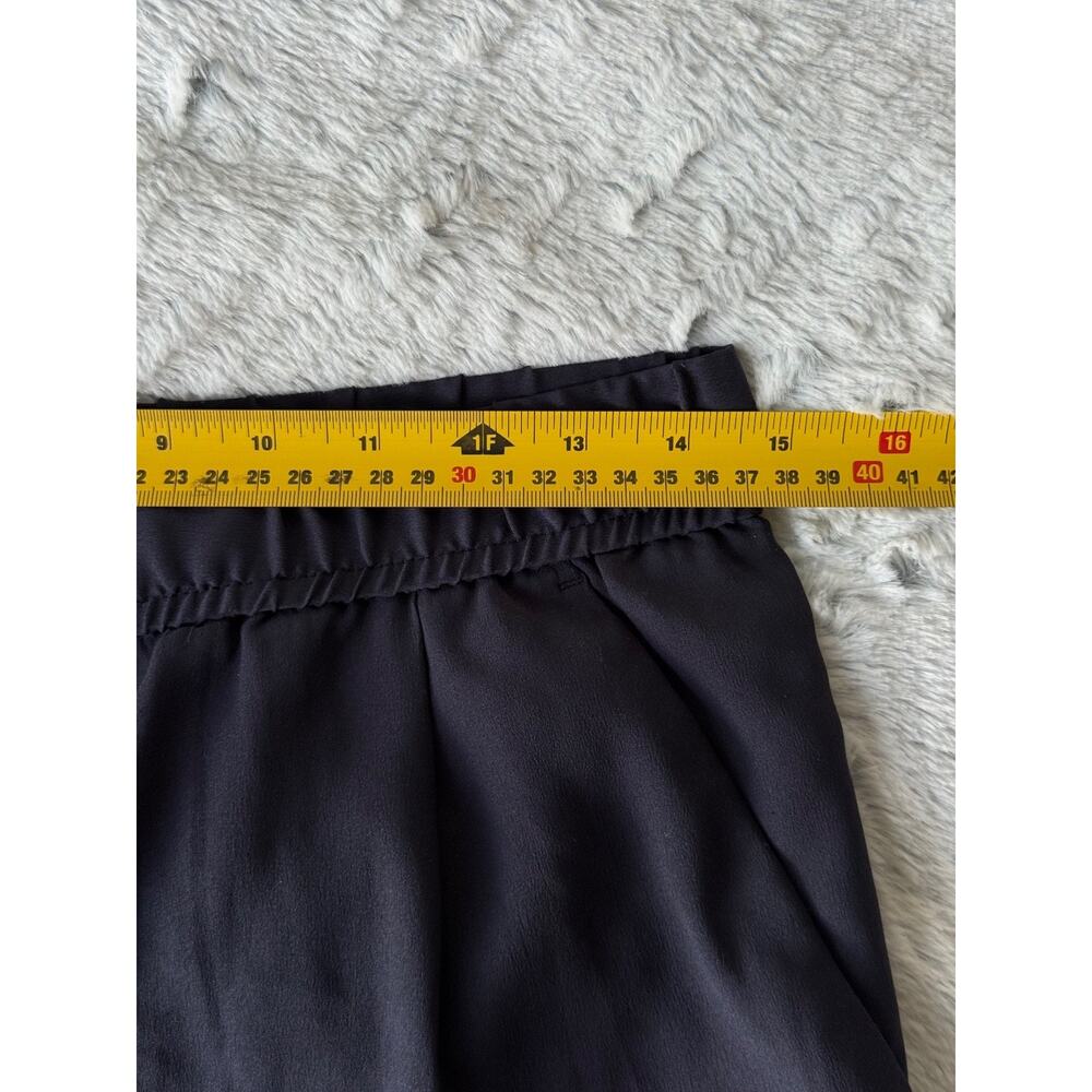 Ann Taylor LOFT Tailored Shorts Size 4 Navy Pleated Office Business Casual - Picture 6 of 9